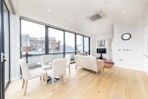 Dining and living area